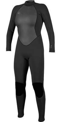 2024 O'Neill Mujer Reactor II 5/3mm Back Zip Neopreno 5068 - Black