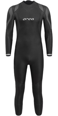 2024 Orca Hombres Zeal Perform Open Water Swim Back Zip Neopreno NN2F0501 - Black