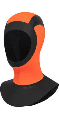 2024 Orca Hi-Vis Neoprene Swim Hood NA4148 - Hi Vis Orange