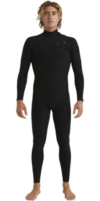 2024 Quiksilver Mens Highline 4/3mm Chest Zip Wetsuit EQYW103209 - Black