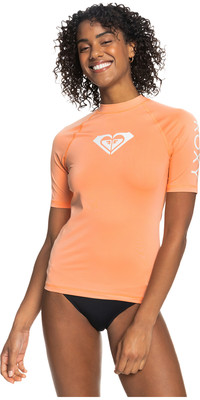 2023 Roxy Mangas Cortas Para Mujer Lycra Vest Erjwr03548 - Papaya Punch