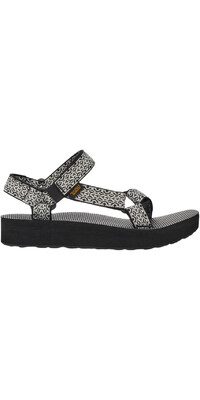 2024 Teva Mujer Midform Universal Sandalias 1090969 - Boho Blanco / Black