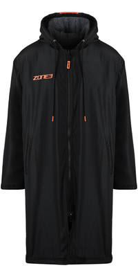 2024 Zone3 Parka Reciclada Cambio Robe CW23URPC - Black / Grey / Orange