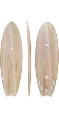 2024 AQSS Flying Fish Eco- Tech Funboard 14022 - Wood