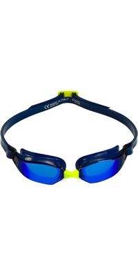 2024 Aquasphere Gafas De Natacin Xceed Racing EP3200404LMB - Azul Titanio Espejado / Navy Blue