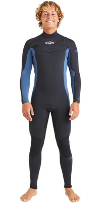 2024 Billabong Hombres Absolute Natural 4/3mm Chest Zip Neopreno ABYW100258 - Groundswell