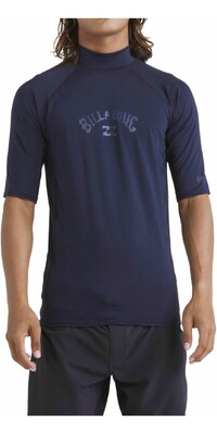 2024 Billabong Hombres Chaleco De Lycra Manga Corta Arch Wave UV50 ABYWR03030 - Navy