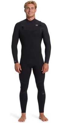 2024 Billabong Mens Furnace Natural 3/2mm Chest Zip Wetsuit ABYW100264 - Black