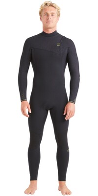 2024 Billabong Mens Revolution Natural 3/2mm Zip Free Wetsuit ABYW100229 - Black