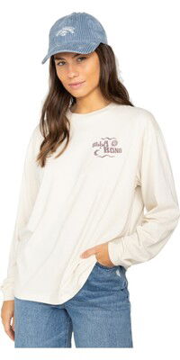 2024 Billabong Mujer Camiseta No Bad Days EBJZT00347 - White Cap