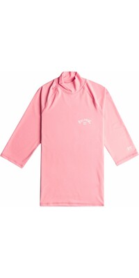 2024 Billabong Mujer Tropic Surf UV50 Chaleco De Lycra De Manga Corta EBJWR03015 - Flamingo