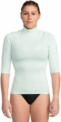 2024 Billabong Mujer Tropic Surf UV50 Chaleco De Lycra De Manga Corta EBJWR03015 - Sweet Mint