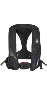 2024 Crewsaver Crewfit + 180 ISO Chaleco Salvavidas Automtico Individual 9730BKAP - Black