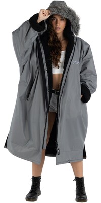 2024 Dryrobe Adulto Advance Cambiador De Manga Larga Robe LS-DA-CHAR-BLK - Charcoal