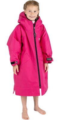 2024 Dryrobe Advance Junior Camiseta De Manga Larga Robe V3KSLSDA - Pink / Gris Claro