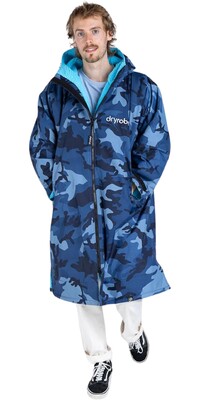 2024 Dryrobe Advance Cambio De Manga Larga Robe V3 DALSV3 - Blue Camo / Blue