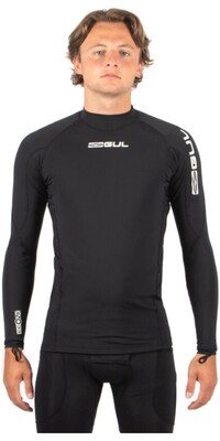 Gul Hombres Code Zero 2024 Evoskin Chaleco De Licra De Manga Larga CZ0001 - Black