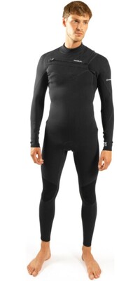 2024 Gul Hombres Y39 Yamamoto 3/2mm Chest Zip Neopreno YM1201-C1 - Black / Ripstop