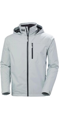 Helly Hansen Hombres Crew 2024 Chaqueta De Capa Intermedia Con Capucha 2.0 34442 - Grey Fog