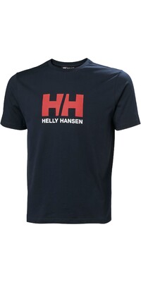 Helly Hansen Hombres 2024 Camiseta Logo 2.0 30396 - Navy