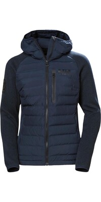 2024 Helly Hansen Mujer Arctic Ocean Hybrid Chaqueta Aislante 30370 - Navy