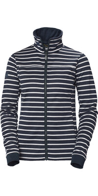 Helly Hansen Mujer Crew Fleece 2024 Chaqueta 30357 - Navy Stripe