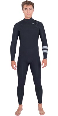 2024 Hurley Mens Advant 5/3mm Chest Zip Wetsuit MFS0013533 - Black