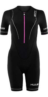 2024 Huub Womens Aura Long Course Tri Suit AURLCS - Black / Purple