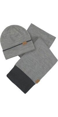 2024 Musto Conjunto De Gorro Y Bufanda 86123 - Grey Melange