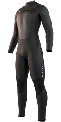 2025 Mystic Mens Brand 3/2mm Chest Zip Wetsuit 35000.250030 - Black