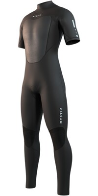 2025 Mystic Hombres Star 3/2mm Short Arm Back Zip Neopreno 35000.250028 - Black