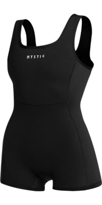 2024 Mystic Womens Lunar 2mm Zip Free Short Jane Wetsuit 35000.240213 - Black