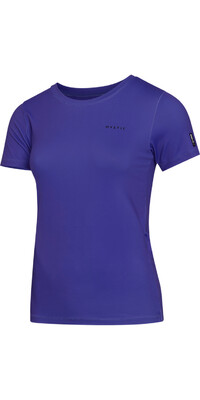 2024 Mystic Womens Star Short Sleeve Rash Vest 35001.240260 - Purple