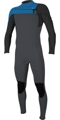 2024 O'Neill Mens Hammer 3/2mm Chest Zip Wetsuit 4926 - Graphite / Black / Ocean