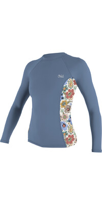 2024 O'Neill Mujer Camiseta De Manga Larga Con Estampado Lateral 5406S - Infinity / Talitha