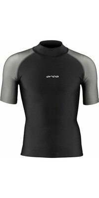 2024 Orca Hombres Bossa Chaleco De Lycra De Manga Corta MAA1 - Black