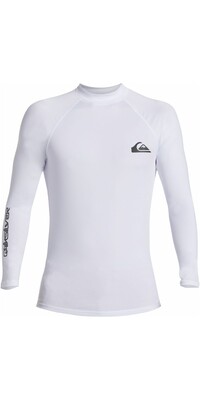 2024 Quiksilver Hombres Everyday UV50 Chaleco De Lycra De Manga Larga AQYWR03131 - White