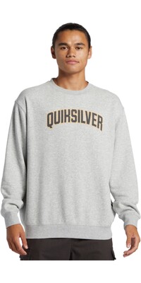 2024 Quiksilver Hombres Sudadera Grfica AQYFT03398 - Light Grey Heather