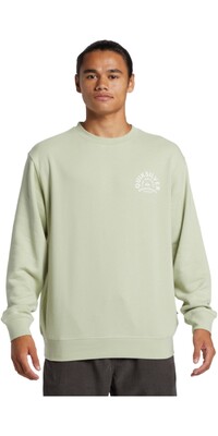 2024 Quiksilver Hombres Sudadera Gráfica AQYFT03398 - Dessert Sage