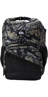 2024 Quiksilver Sea Stash Voyager Mochila AQYBP03171 - Woodland Abstract Sea Spray