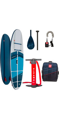 2024 Red Paddle Co 9'6'' Compact Stand Up Paddle Board , Bolsa, Bomba, Pala Y Correa 001-001-001-0093 - Blue