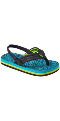 2024 Reef Infantes Little Ahi Chanclas / Sandalias CJ2840 - Blue Coral