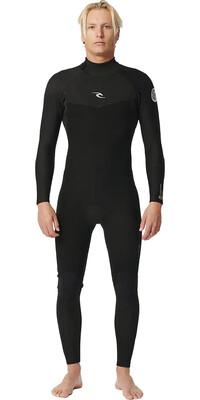 2024 Rip Curl Mens Dawn Patrol 3/2mm Back Zip Wetsuit 15BMFS - Black