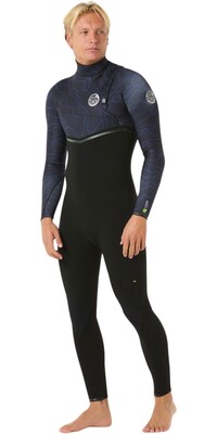 2024 Rip Curl Mens E Bomb 4/3mm Zip Free Wetsuit 14TMFS - Wild Berry