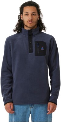 2024 Rip Curl Hombres Búsqueda Polar Fleece Crew 05QMFL - Purple Night