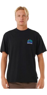 Rip Curl Hombres 2024 Camiseta VaporCool Search Trek Tee 0K6MTE - Black