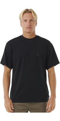 2024 Rip Curl Hombres Search Embriodery Tee 0JCMTE - Black