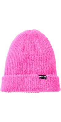 2024 Rip Curl Womens Fuzzy Shallow Beanie 05OWHE - Hot Pink