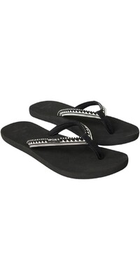 Rip Curl Mujer Black 2024 Chanclas Freedom Bloom Con Puntera Abierta 150WOT - / Off White