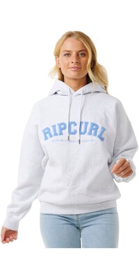 2024 Rip Curl Mujer Sudadera Con Capucha Varsity 08HWFL - Grey Marle